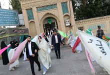 گزارش تصویری مراسم جشن ازدواج دانشجویی